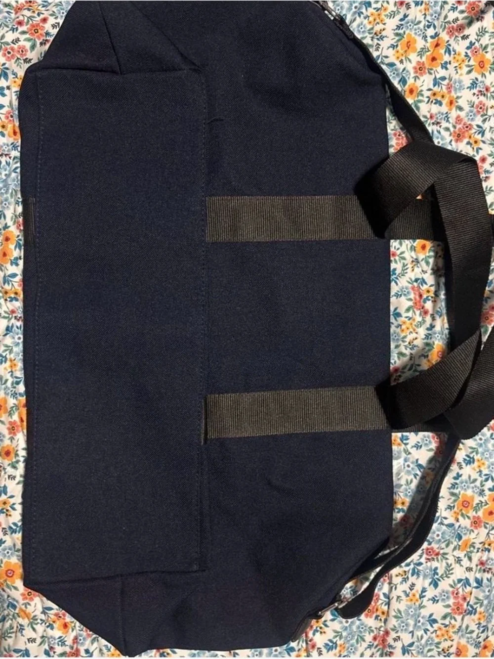 Giorgio Armani Navy Recycled-Plastic Tote